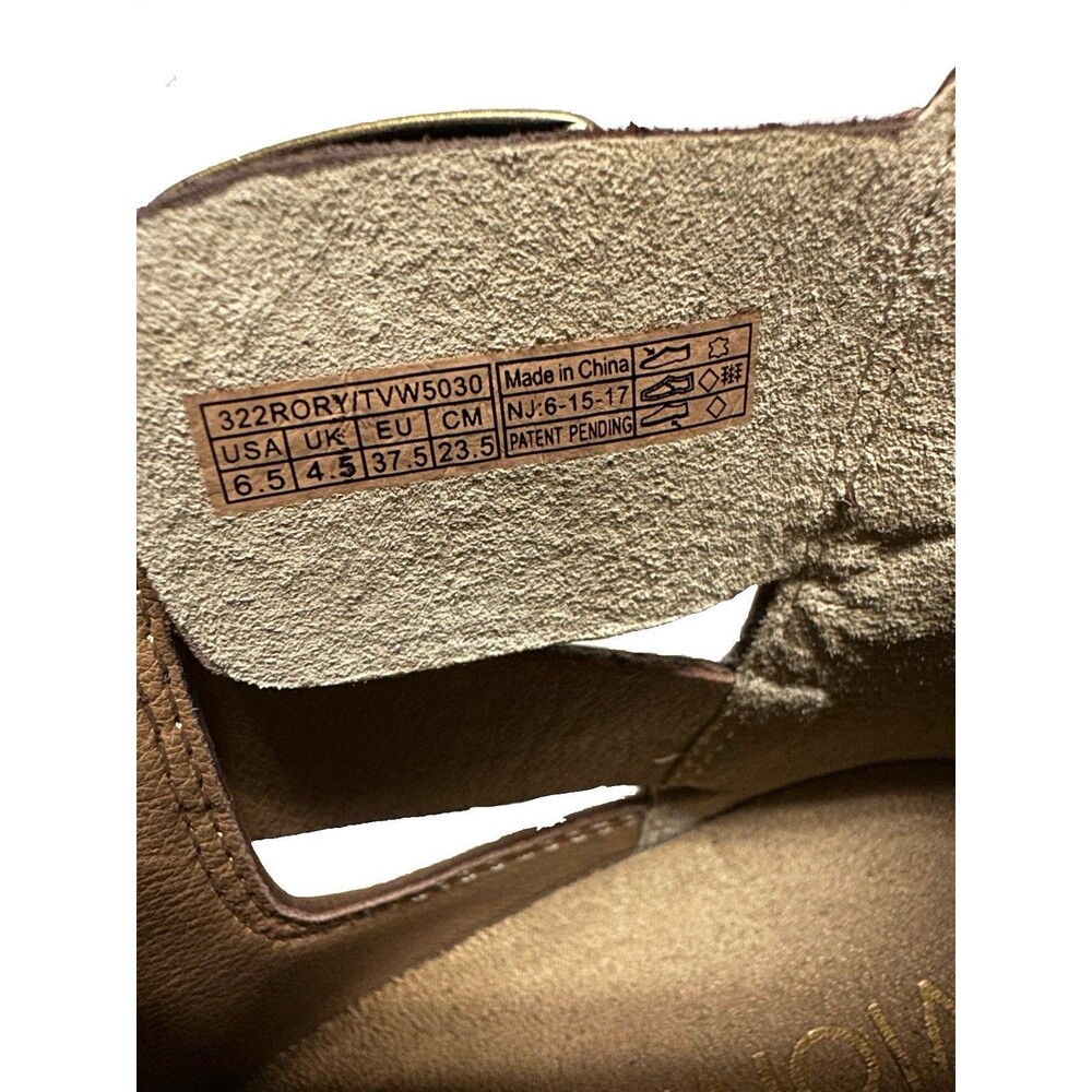 Vionic Rory Womens Size 6.5 Upright Ankle Boot Brown Leather Arch Support Insole - Picture 9 of 9